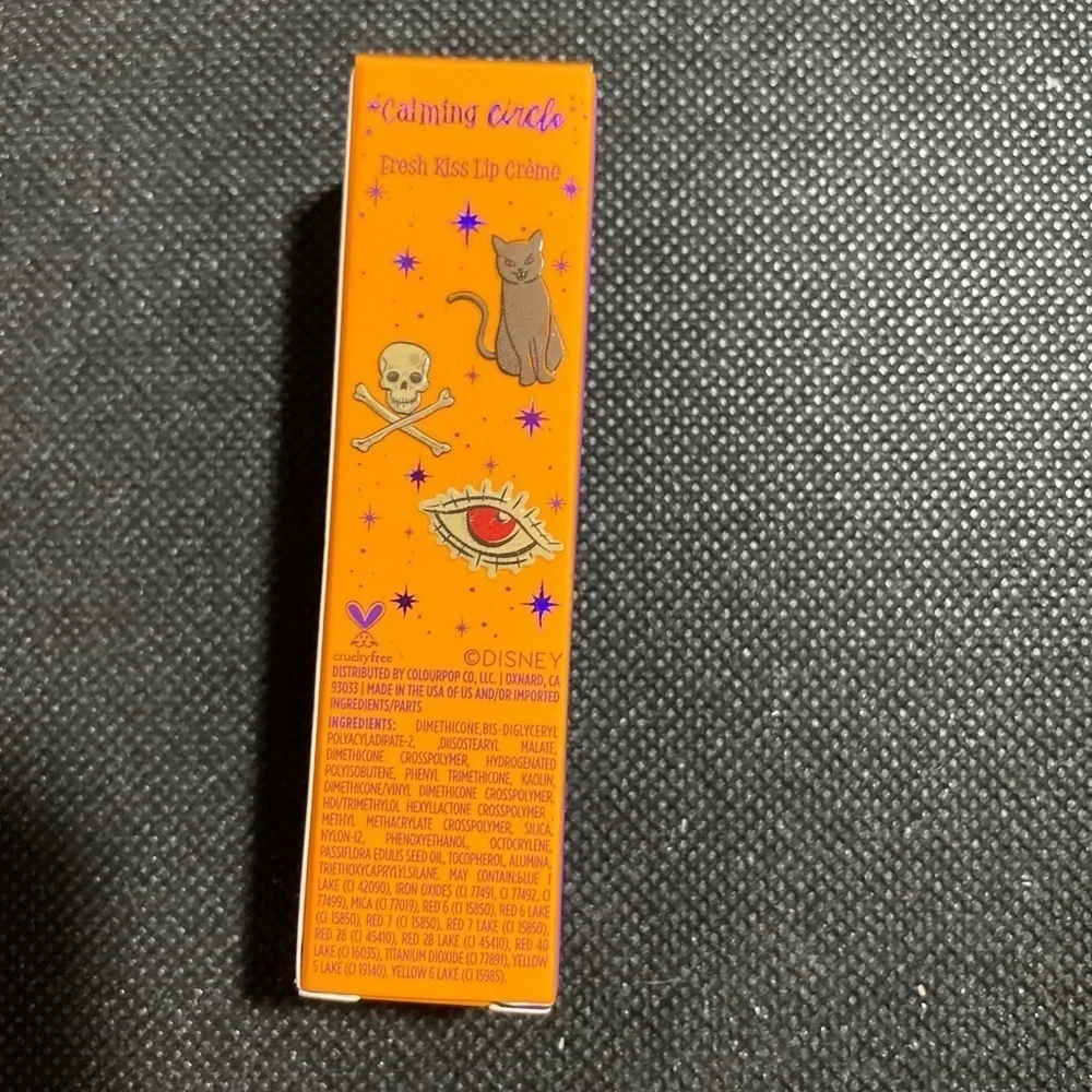 Colourpop Disney Hocus Pocus Fresh Kiss Lip Creme Calming Circle.24oz